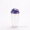 Diamond 16oz Fashion Double Strays Plastic Cup